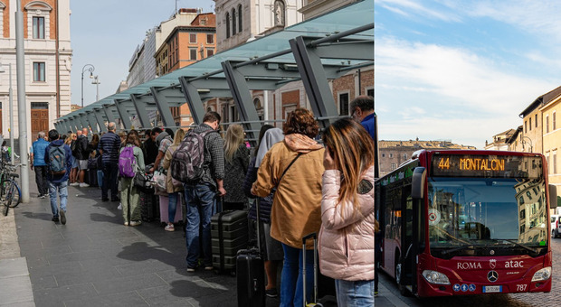 Sciopero trasporti a Roma, città nel caos. A Termini lunghe code per i taxi e tensione tra cittadini e turisti