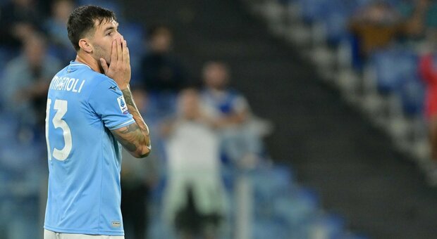 Lazio, infortunio per Romagnoli: frattura composta al naso
