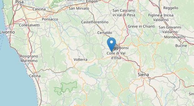 Terremoto nella notte tra Siena e Firenze: magnitudo 2.7