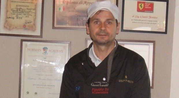 pizzaiolo frattese, Gianni Fornito, premiato per i migliori prodotti di qualità e accoglienza