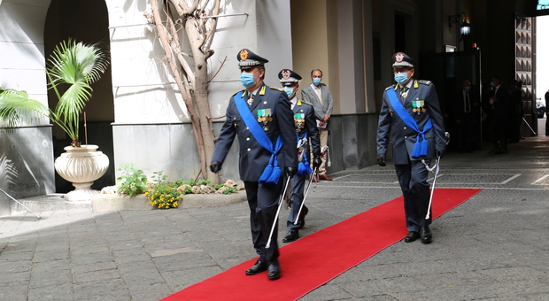 Guardia di Finanza, cerimonia a Napoli con il comandante interregionale dell'Italia Meridionale Gibilaro