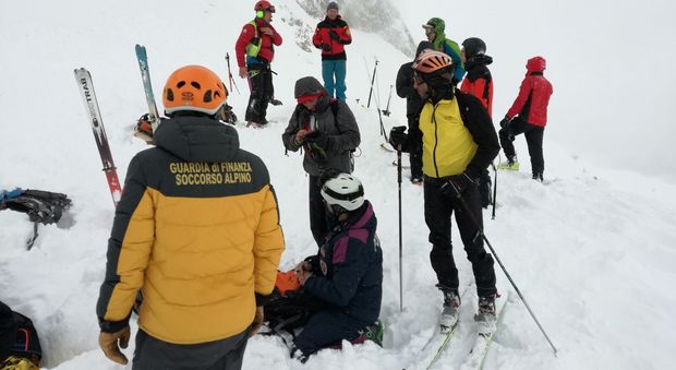 Slavina in Sella Nevea: «Abbiamo tirato fuori dalla neve i nostri amici»