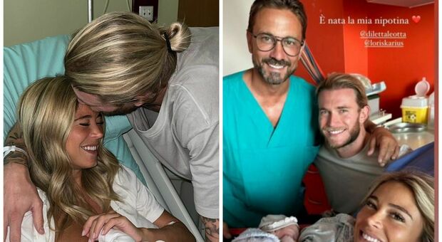 Diletta Leotta, il fratello chirurgo posta la prima foto di Aria: «È nata la mia nipotina». La dolce dedica social