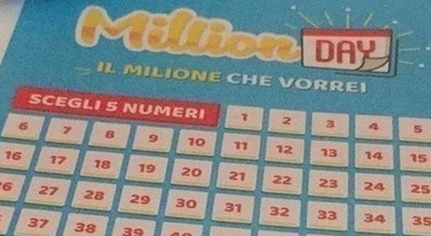 Million Day, i numeri vincenti di giovedì 12 settembre 2019