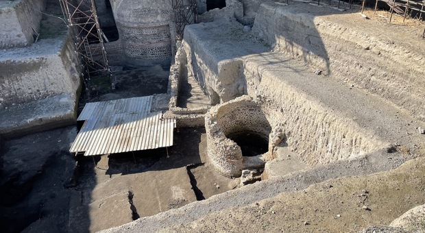 Una parte del nuovo scavo della Villa augustea di Somma Vesuviana