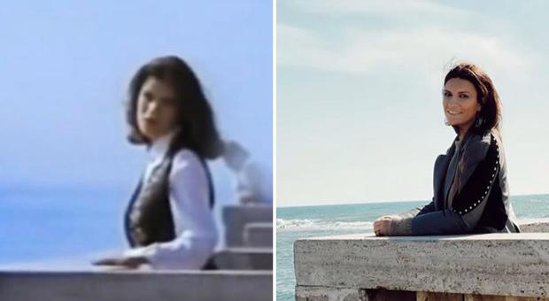 Laura Pausini a Ostia, 1993 e oggi