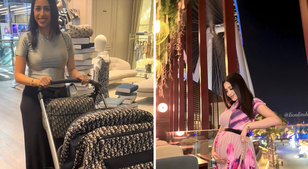 L'influencer incinta compra un passeggino Dior da 8mila euro: «Non mi interessa la sicurezza, voglio apparire bene»