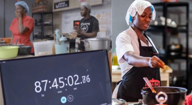 Cucina per 97 ore e 11 minuti: record mondiale di cottura no-stop per la chef Hilda Baci