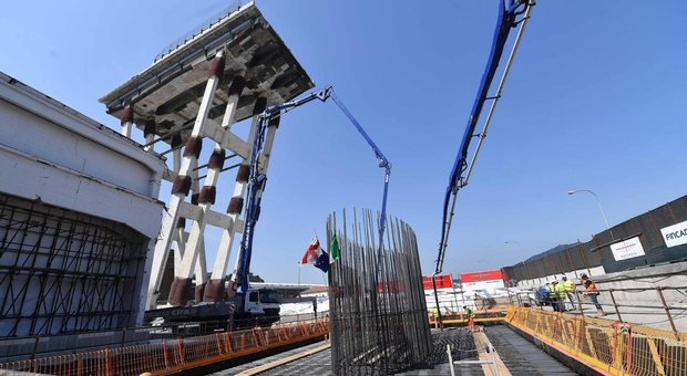 Genova, inizia la ricostruzione del Ponte Morandi
