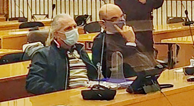 In aula l imputato Freddy Sorgato e il suo avvocato Cristiano Pippa del foro di Verona