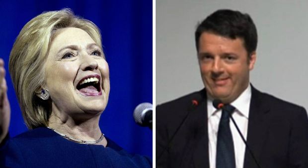 Clinton cita Renzi: sostiene me, non Trump