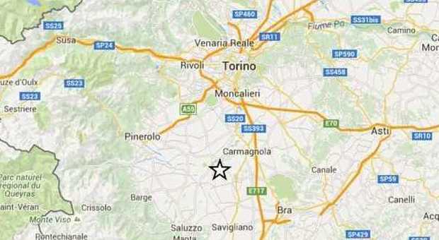 Terremoto in Piemonte di magnitudo 3.1: l'epicentro a Cuneo, avvertito fino a Torino