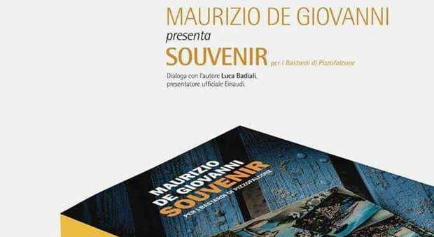 De Giovanni presenta «Souvenir» a Palazzo Marciani a Roccapiemonte