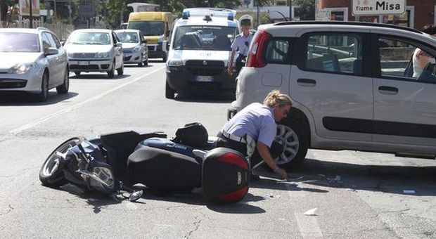 Incidente in scooter ​grave sommelier