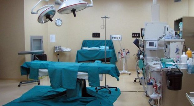 La sala parto di ostetricia e ginecologia dell'ospedale Pertini