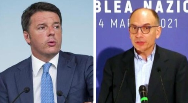 Letta e Renzi faccia a faccia: sostengo a Draghi ma divisione su M5S