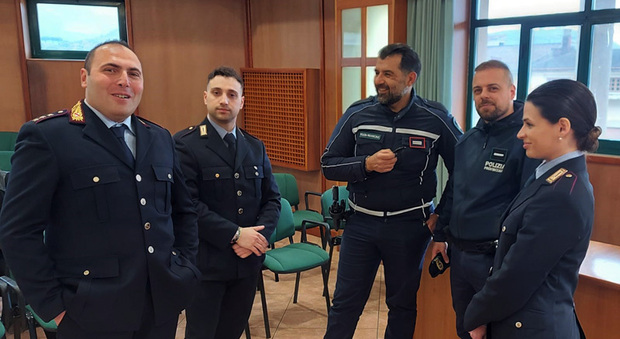 I nuovi agenti della Municipale di Roccapiemonte dopo il giuramento