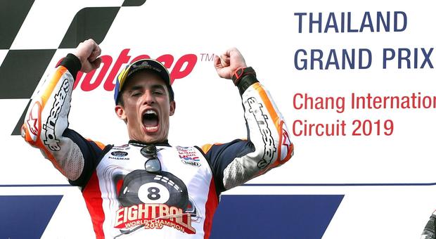 Moto Gp: Marc Marquez campione del mondo per l'ottava volta