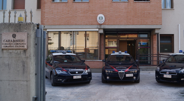 La caserma della compagnia dei carabinieri a Bassano