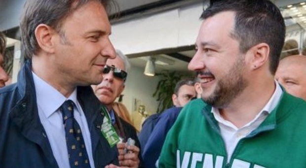 Massimo Bitonci con Matteo Salvini