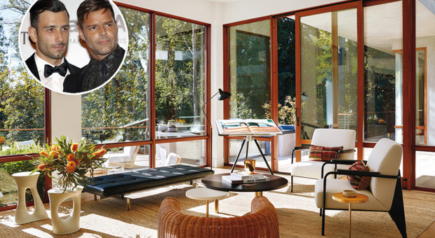 immagine Ricky Martin apre le porte della sua nuova villa a Beverly Hills