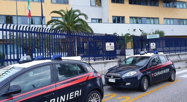 Un arresto dei carabinieri a Frigento