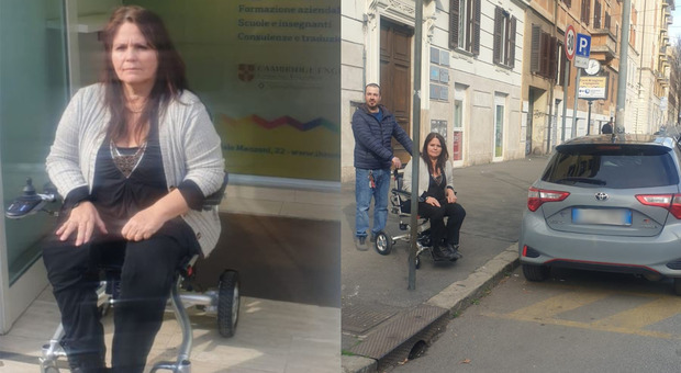 Roma, la prof Ilaria Gaddini è disabile ma l'auto viene rimossa lo stesso: «Eppure era nel mio parcheggio»