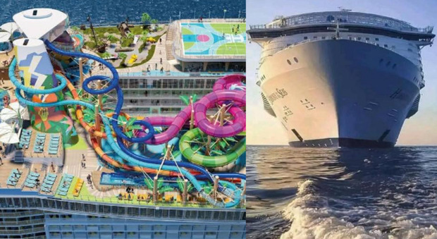 La nave più grande del mondo è pronta: avrà 7 piscine, 9 vasche idromassaggio e un parco acquatico. Biglietti da 11 mila euro