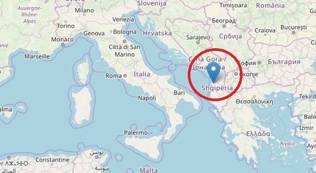 Terremoto in Albania, nuova scossa di magnitudo 4.3