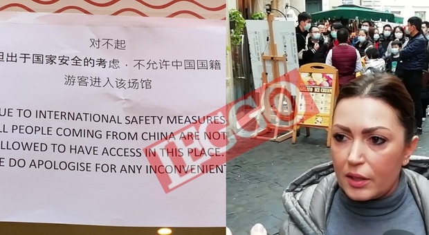 Coronavirus a Roma, rimosso il cartello contro chi arriva dalla Cina. La portavoce del bar: «Nessuna discriminazione»