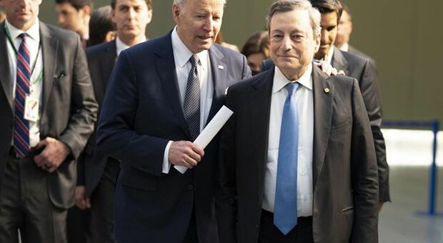 Draghi negli Stati Uniti, oggi incontro con Biden per discutere di Ucraina e sanzioni
