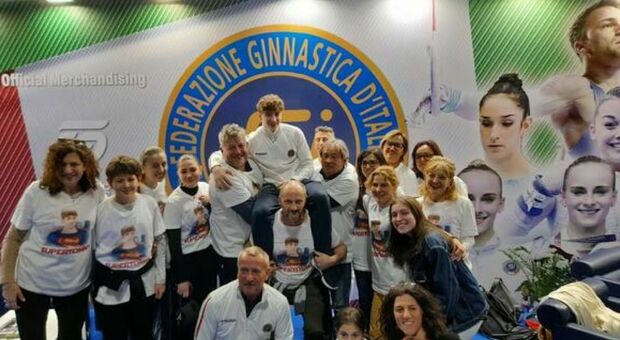 Brugnami-show: il portacolori della Ginnastica Ancona si laurea vice campione europeo con la squadra azzurra