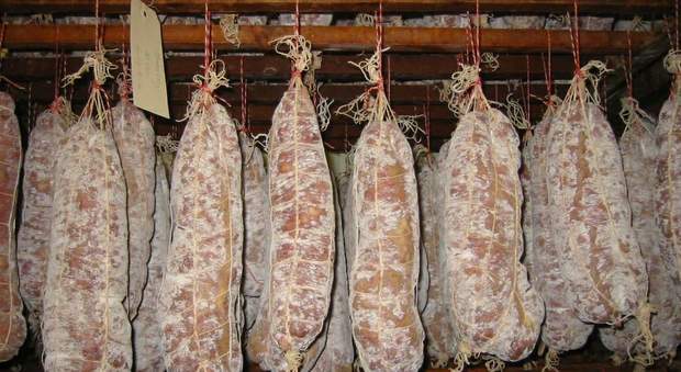 Pesaro, i ladri buongustai rubano diciotto salami appesi in un garage