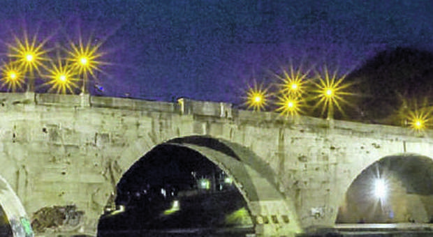 Acea illumina 16 ponti storici ​sul Tevere con le nuove luci a led
