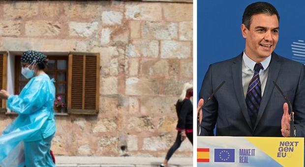 «Mascherine via all'aperto dal 26 giugno»: l'annuncio del premier della Spagna