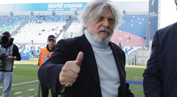 Sampdoria, Ferrero respinge le voci: «Giampaolo resta»