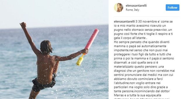Elena Santarelli, il figlio è malato: "Come un pugno nello stomaco". Poi la rabbia su Instagram