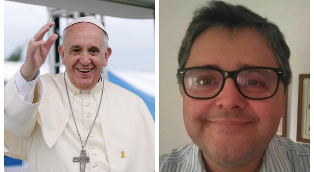 Scrive due canti e li invia a Bergoglio, il Papa lo chiama: «Mi complimento»