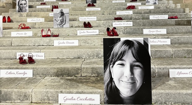 L'installazione a Durazzano dedicata alle donne vittime di violenza
