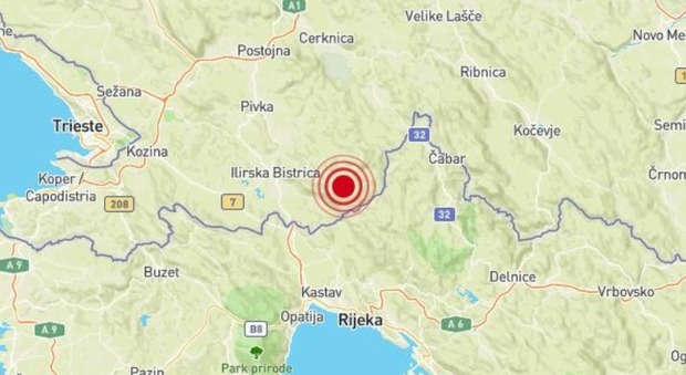 Terremoto tra Slovenia e Croazia, avvertito chiaramente a Trieste nella notte