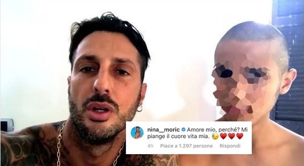 Fabrizio Corona, il figlio Carlos Maria sbarca su Instagram, ma Nina non approva: «mi piange il cuore»