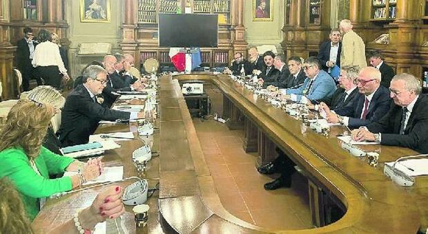 Il tavolo a Palazzo Chigi coordinato dal ministro Nello Musumeci