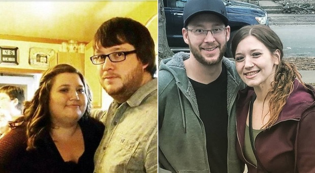La coppia obesa perde 180 chili, il cambiamento in un anno e mezzo: «Ce lo siamo promesso»