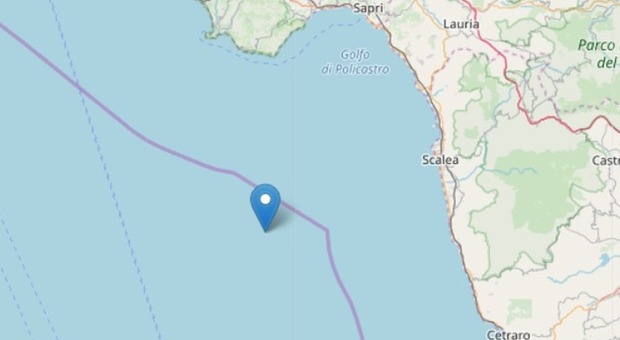Incubo terremoto, due scosse nel Tirreno: epicentro in mare vicino a Scalea