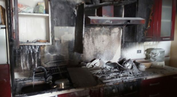 Tragedia sfiorata in Cilento: cucina in fiamme, 40enne ustionato