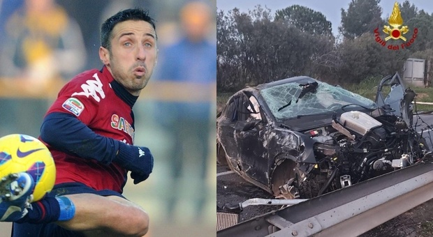 Brutto incidente per Andrea Cossu ex calciatore del Cagliari: ricoverato in ospedale in codice rosso