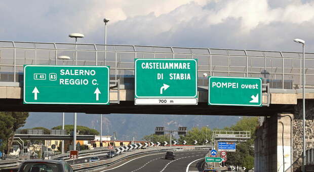 L'autostrada Napoli-Pompei-Salerno