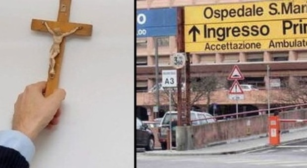 Via i crocifissi da edifici ospedale È polemica: «Attacco inaccettabile»