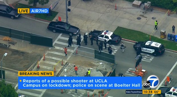 Los Angeles, spari in un campus: 2 vittime. Per la polizia è un omicidio-suicidio