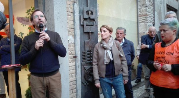 Simone Petrangeli ha inaugurato il suo comitato elettorale: scatta la campagna elettorale per le amministrative di Rieti